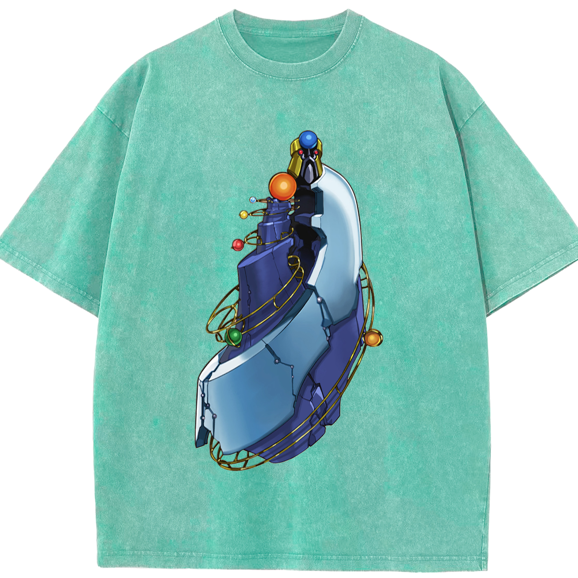 （画像用） 遊☆戯☆王 Yu-Gi-Oh! 綿100% ヴィンテージ風 半袖Tシャツ（フロントプリント）